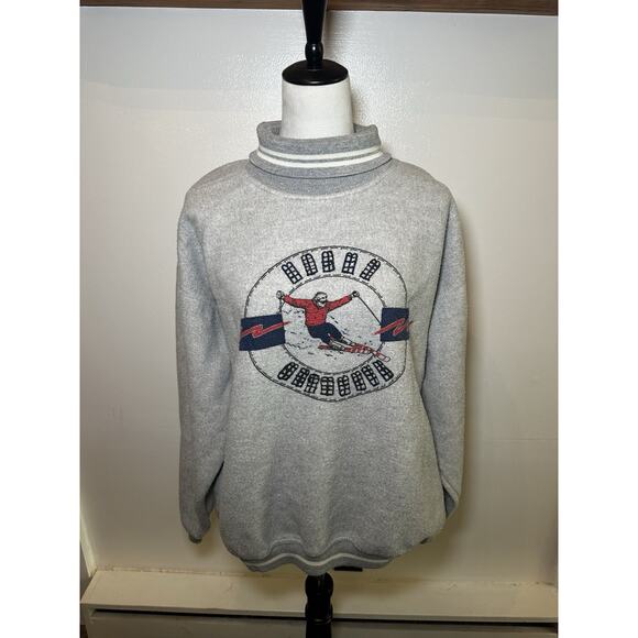 Gear Sweater Large Oversized Vintage 80s 90s Ski Pull Over Turtleneck S Large - Picture 1 of 9